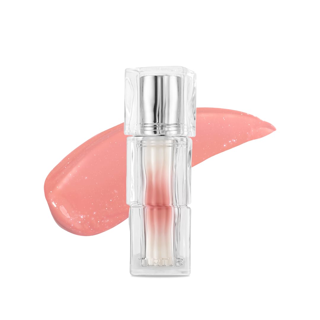 Kiss Ready Mini Size Waterism Tinted Lip Gloss #25 Nutty Pink Women Gift 12H Long Lasting Non Sticky Natural Tinted Glow