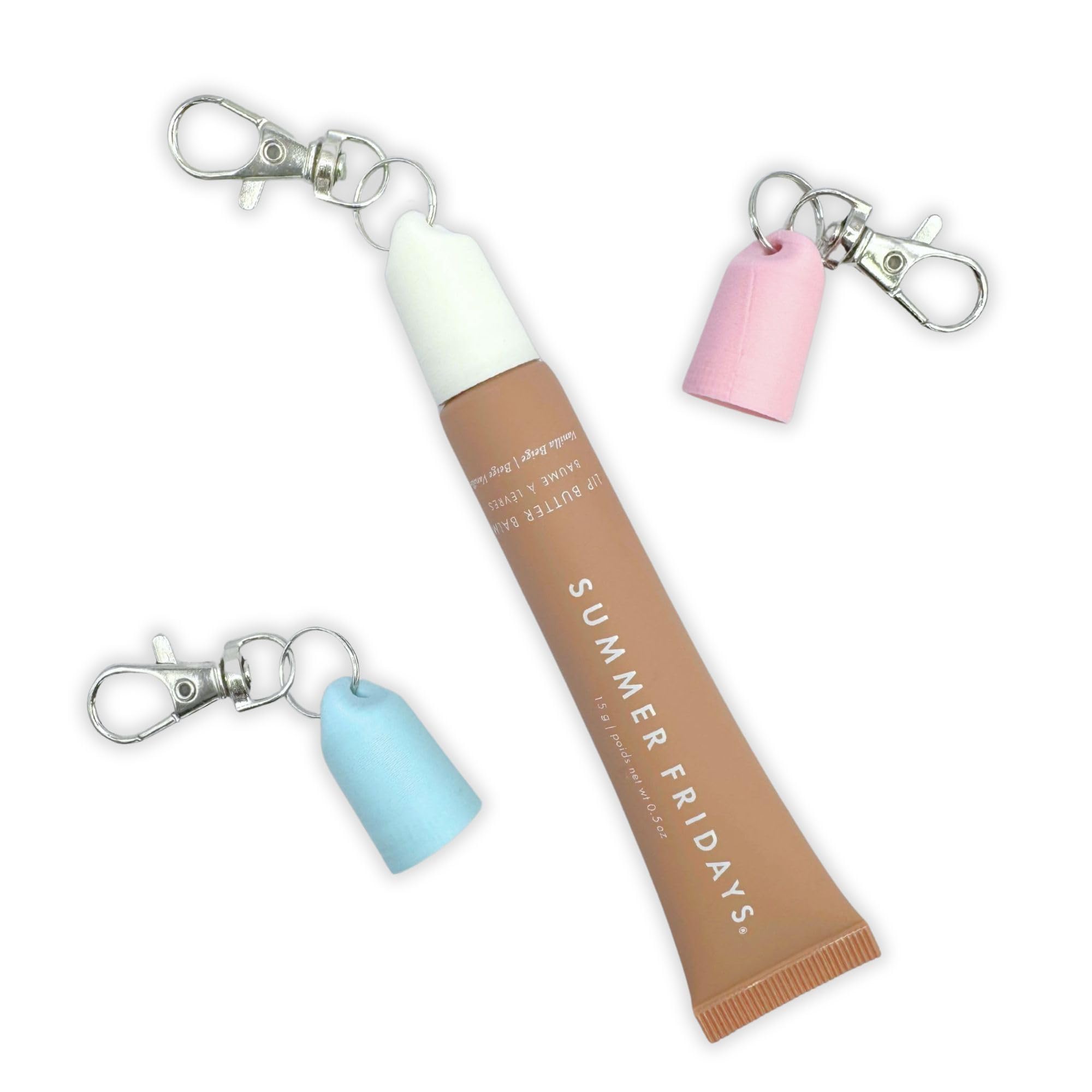 Summer Fridays Lip Balm Keychain Cap_holderReusable & Moisturizing for Outdoor Lovers
| Summer Fridays Lip Balm Keychai